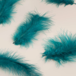 Перья, Премиум, Изумруд, 12-15 см, 30 шт., 6015543