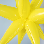 Шар 3D (26''/66 см) Звезда, Составная, Светло-желтый, Макарунс, 1 шт. в уп., 23566