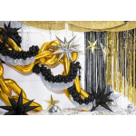 Шар 3D (26''/66 см) Звезда, Составная, Серебро, 1 шт. в уп., 60033