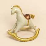 Шар (43''/109 см) Фигура 3D, Лошадка Качалка, Сатин, 1 шт. в уп., 26683