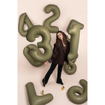 Шар (40''/102 см) Цифра, 7 Slim, Оливковый, Матовый, 1 шт., 901917MOL