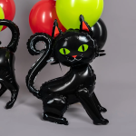 Шар (24''/61 см) Фигура 3D, Котенок, Черный, 1 шт. в уп., 24611