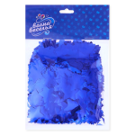 Конфетти фольга Звезда, Королевский синий, Металлик, 2,5 см, 50 г., 6015404