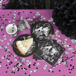 Конфетти фольга Круг, Черный, Металлик, 1 см, 50 г., 6014732