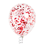 Конфетти фольга Звезда, Красный, Металлик, 1,5 см, 50 г., 6015205