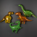 Шар (51''/130 см) Фигура, Динозавр Диплодок, Зеленый, 1 шт., 15490G