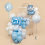 Шар (31''/79 см) Фигура, Бегемотик, 1 шт. в уп., 26339