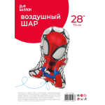 Шар (28''/71 см) Фигура, Человек Паук, 1 шт. в уп., 24508