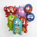 Шар (24''/61 см) Фигура, Монстрик Джуди, Розовый, 1 шт., 20987