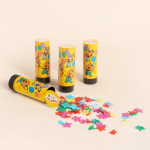 Хлопушка пружинная (4/10 см), Три Кота, Играем вместе, Звезды тишью, Ассорти, 1 шт., 823188