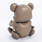 Шар (26''/66 см) Фигура 3D, Сидячий мишка с сердцем, Сатин, 1 шт. в уп., 24396