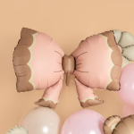 Шар (37''/94 см) Фигура, Бант, Розовый, Сатин, 1 шт. в уп., 25105P