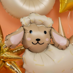 Шар (24''/61 см) Фигура 3D, Милая овечка, Сатин, 1 шт. в уп., 24875
