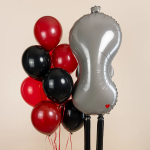 Шар 3D (64''/163 см) Ходячая Фигура, Ленивец с сердечком, 1 шт. в уп., 25079-P