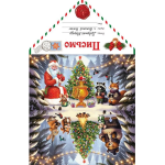 Письмо Деду Морозу (чаепитие в лесу), 19,1*29,8 см, 10 шт., ПД-5971