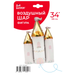 Шар (34''/86 см) Фигура, Замок принцессы, 1 шт. в уп., 27536P