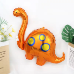 Шар (40''/102 см) Фигура, Динозавр Бронтозавр, Оранжевый, 1 шт., 19645