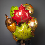 Шар (24''/61 см) Фигура, Кленовый лист, Зеленый, 1 шт. в уп., 21734P