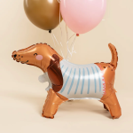 Шар (24''/61 см) Фигура 3D, Таксик в свитере, 1 шт. в уп., 26758P