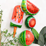 Шар (26''/66 см) Фигура, Долька арбуза, 1 шт., 15237