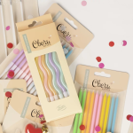 Свечи Нежные цвета, Макарунс, 0,5*10 + 5 см, 10 шт. с держат., 802928