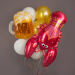 Шар (39''/99 см) Фигура, Лобстер, 1 шт., 15244