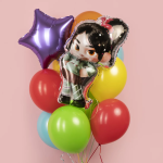 Шар (33''/84 см) Фигура, Маленькая Гонщица, 1 шт. в уп., 24480