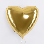 Шар (32''/81 см) Сердце, Золото, 1 шт., 206500O
