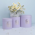 Набор коробок Цилиндр, Для Тебя (золотой шрифт), Лаванда, Матовый, 18*18 см, 3 шт. в упак. , 2050822