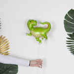 Шар (13''/33 см) Мини-фигура, Веселый динозаврик, 1 шт., 902835