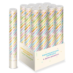 Пневмохлопушка (12/30 см), С Днем Рождения, Круги фольга, Ассорти, 1 шт., 923005