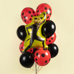 Шар (35''/89 см) Фигура, Супер-кот (Леди Баг), 1 шт., 901794