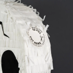 Пиньята Череп, Белый/Черный, 35,2*32*7,5 см, 1 шт. в упак. , 6233339-BX