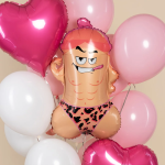 Шар (27''/69 см) Фигура, Мистер Пи-Пи в шапочке, 1 шт. в уп. (цв.этик.), 27334S