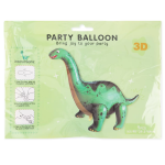 Шар (35''/89 см) Фигура 3D, Динозавр Диплодок, 1 шт. в уп., 24890