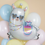 Шар (30''/76 см) Фигура, Лама в колпачке, 1 шт., 27472