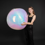 Шар 3D (50''/127 см) Сфера, Жемчужный, Хамелеон, 1 шт. в уп., 24952