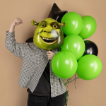 Шар (21''/53 см) Фигура, Зеленый Огр, 1 шт., 26018