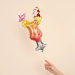 Шар с клапаном (17''/43 см) Мини-фигура, Коктейль со льдом, 1 шт., 23528