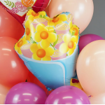 Шар (28''/71 см) Фигура, Летний букет, 1 шт., 23340