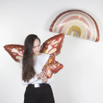 Шар (29''/74 см) Фигура, Бабочка Бохо, 1 шт., 25174