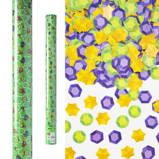 Пневмохлопушка (24/60 см), Game Party, Кристаллы бумага, Ассорти, 1 шт., 501564