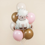 Шар (30''/76 см) Фигура, Милая овечка, Сатин, 1 шт., 26796