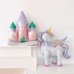 Шар (26''/66 см) Фигура 3D, Звездный единорог, 1 шт. в уп., 23484