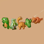 Шар Гирлянда (40''/102 см) Фигура, Динозаврики, 2 шт. в уп., 19897