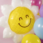 Шар (36''/91 см) Цветок, Ромашка Солнышко, 1 шт., 23377