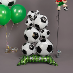 Шар 3D (38''/97 см) Фигура на подставке, Футбольные мячи, 1 шт. в уп., 27191