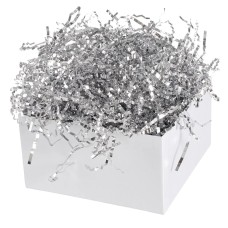 Наполнитель для коробок, Подарочная Классика, ПП, Серебро, Металлик, 50 г., 6231100