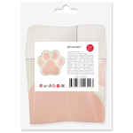 Шар (21''/53 см) Фигура, Лапка, Розовый, Сатин, 1 шт. в уп. (цв.этик.), 26115S