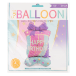 Шар (59''/150 см) Фигура на подставке, Подарок на День Рождения, 1 шт. в уп., 24861